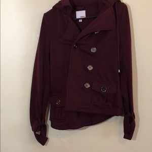 Trench coat with a hoodie